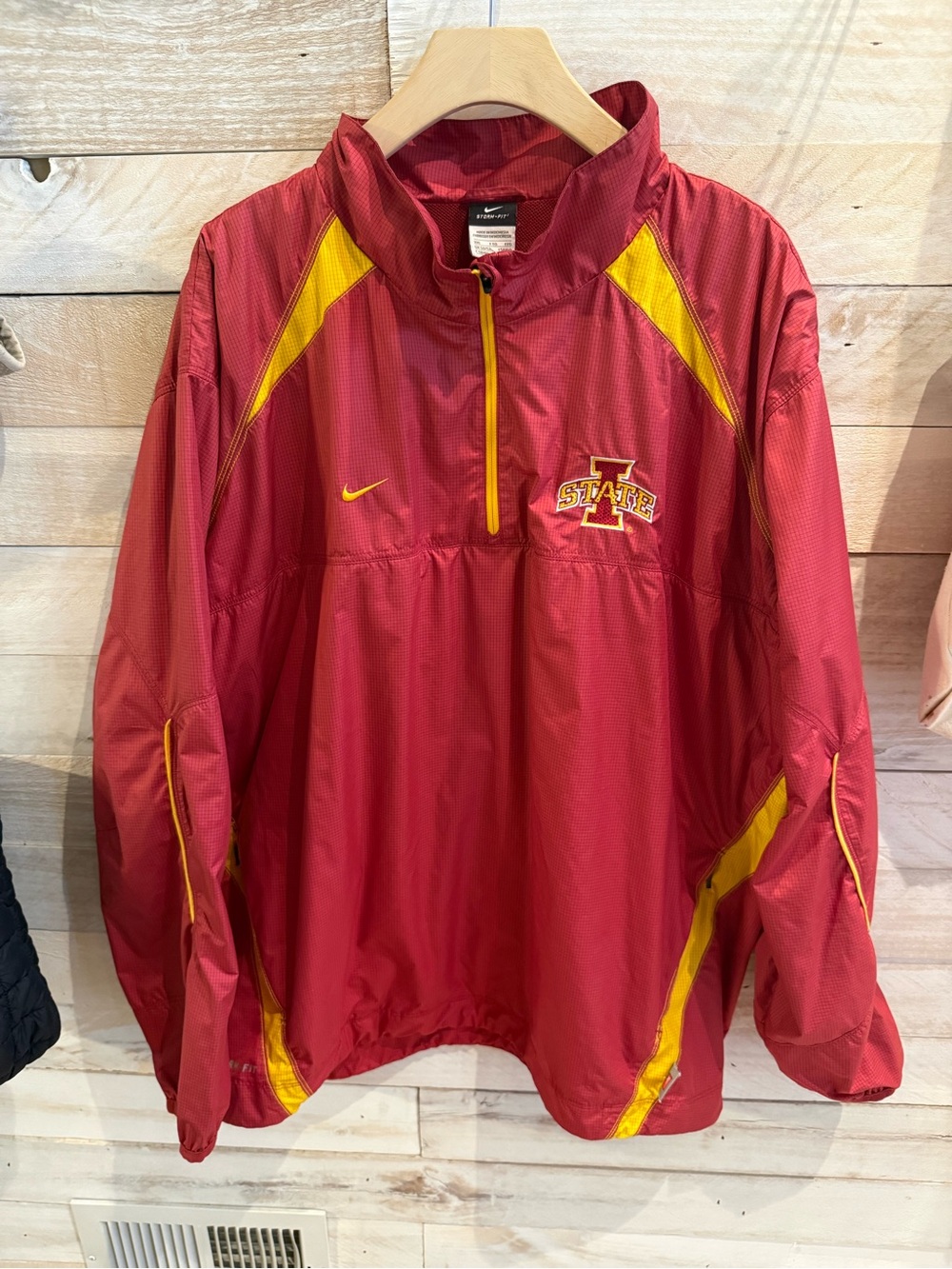 Nike Jacket lowa State Cyclones Mens XXL Pullover NCAA Storm